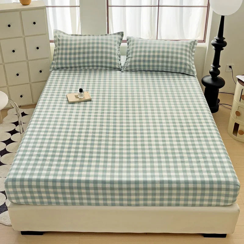 Decorbites™ Japanischer Stil Dickes Spannbettlaken für Queen-/King-Size-Bett