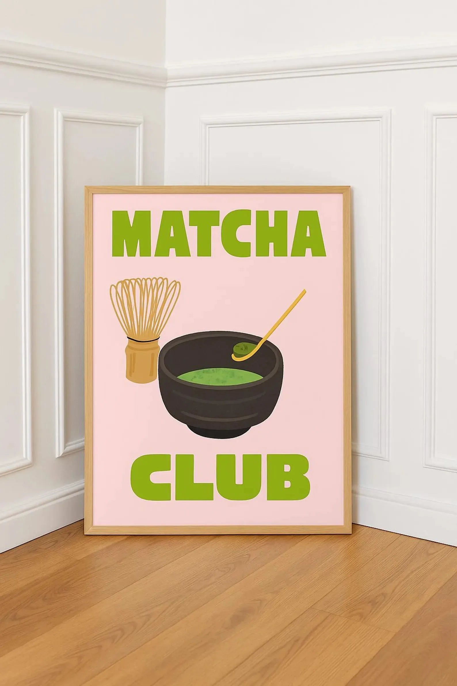 But First Cafecito Quotation Canvas Print Minimalist Matcha Club Spanish Wall Art Poster for Modern Living Room Cafe Home Decor