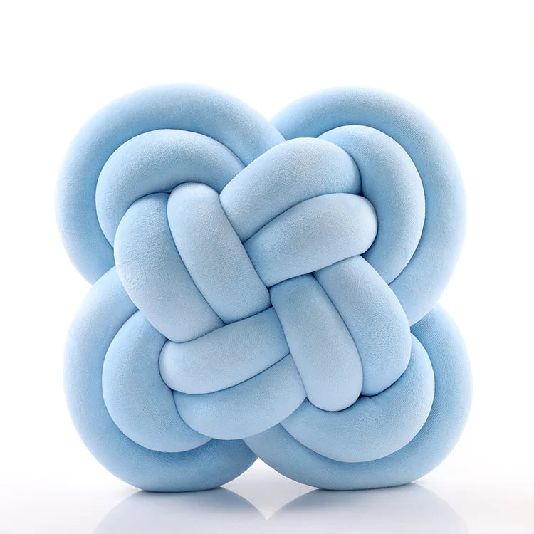 Plush Knot Ball Pillow