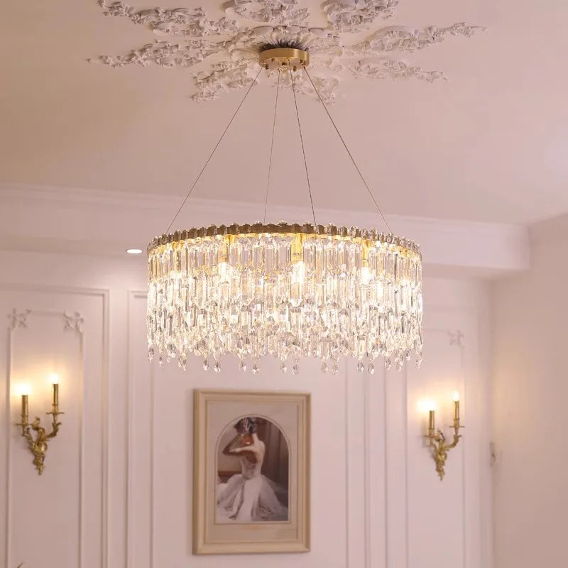 Decorbites™ Kristallanhänger-Lüster für Wohnzimmer Schlafzimmer - Luxus-Hanglampe von Lamparas Lustres
