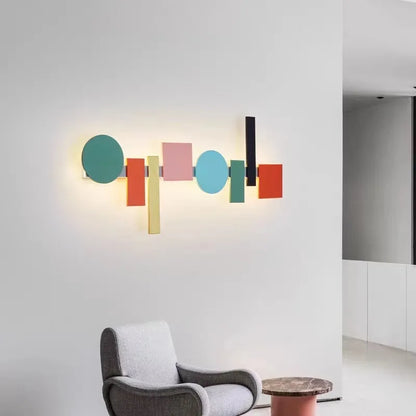 Decorbites™ Geometrische Deckenleuchte Macaron-Lampe für Wohnzimmer- und Nachttischbeleuchtung