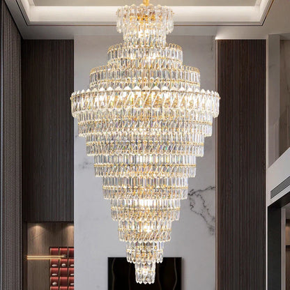 Decorbites™ Kristall-Leuchter: Penthouse-Lichtluxus für Villa-Wohnzimmer, rotierende Treppenhaus-Atmosphäre