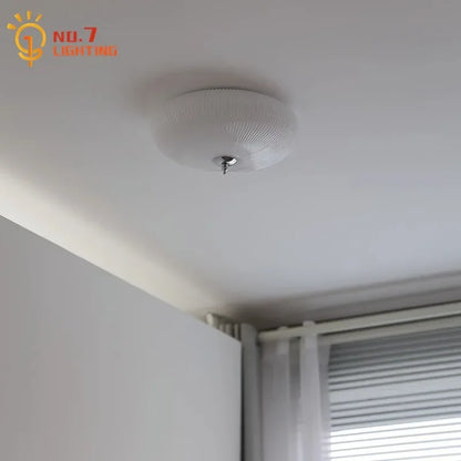 Decorbites™ Cremeglas-Runde Deckenleuchten | Moderne LED-Innenbeleuchtung | Beleuchtung für Schlafzimmer, Arbeitszimmer, Balkon