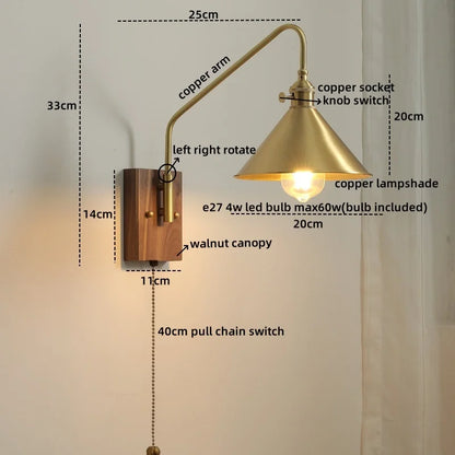 Decorbites™ Glas-Kupfer-LED-Wandleuchte Moderne Treppenbeleuchtung