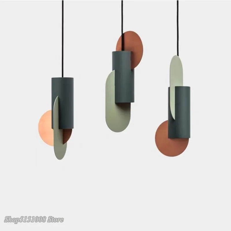 Decorbites™ Grüne Zylindrische LED-Hängeleuchte - Nordisch Modernes Ein-Kopf-Hängeleuchte
