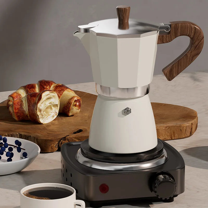 Decorbites™ 300ml Klassische Kaffeemaschine von GIANXI: Aluminium italienischer Herd-Mokka-Topf