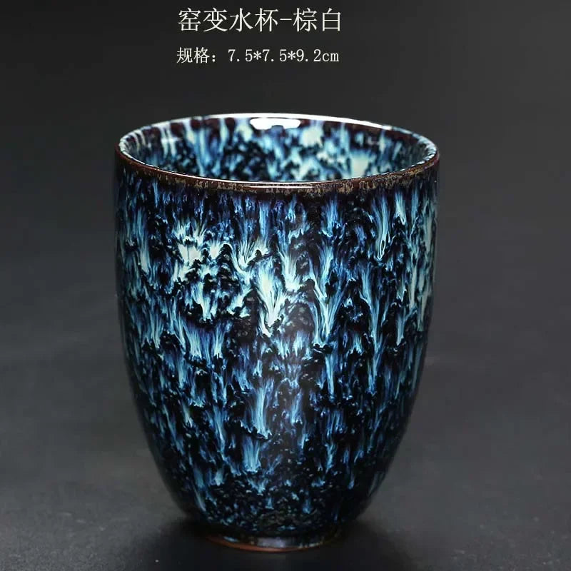 DecorBites™ Japanese Kiln Change Ceramic Tea Cup Set 250ml