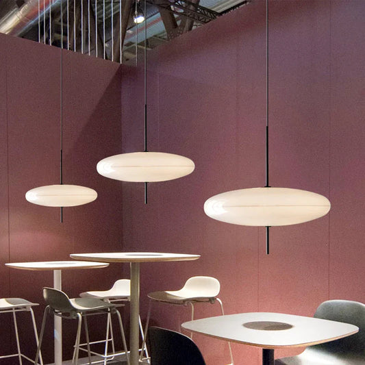 Decorbites™ Schwarze Acryl-Hängelampe: Moderner italienischer Stil für Küche, Esszimmer, Hotel, Bar