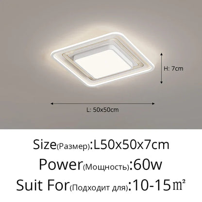 Decorbites™ LED-Deckenleuchte mit Fernbedienung für Dimmen für modernes nordisches Heimdekoration