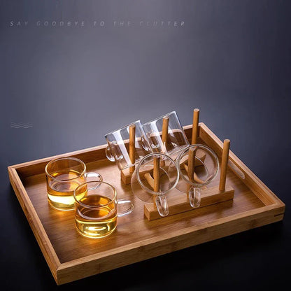 Decorbites™ Glas-Teetassen-Set | Verdickte hitzebeständige Kung-Fu-Puer-Teetassen