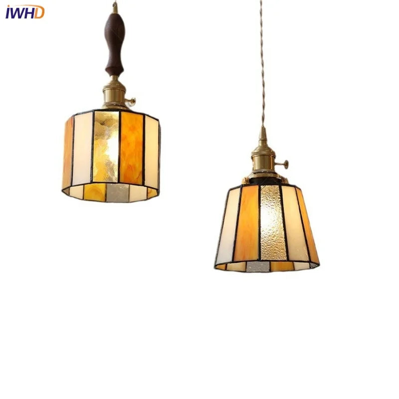 Decorbites™ Kupferknopf-Schalter LED-Hängeleuchte, verstellbare Glas-Esszimmerbeleuchtung