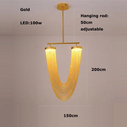 Decorbites™ LED-Aluminium-Deckenleuchter Beleuchtung Hängelampen für Foyer