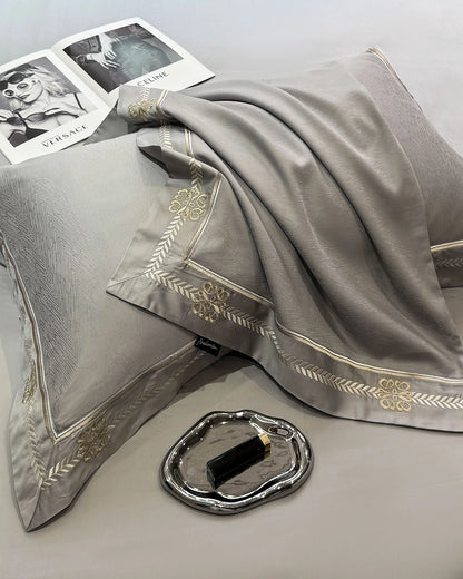 DecorBites™ Eucalyptus Fiber Summer Quilt Bedding Set with Cool Feeling, Soft Silky Comforter & Bed Sheet Set