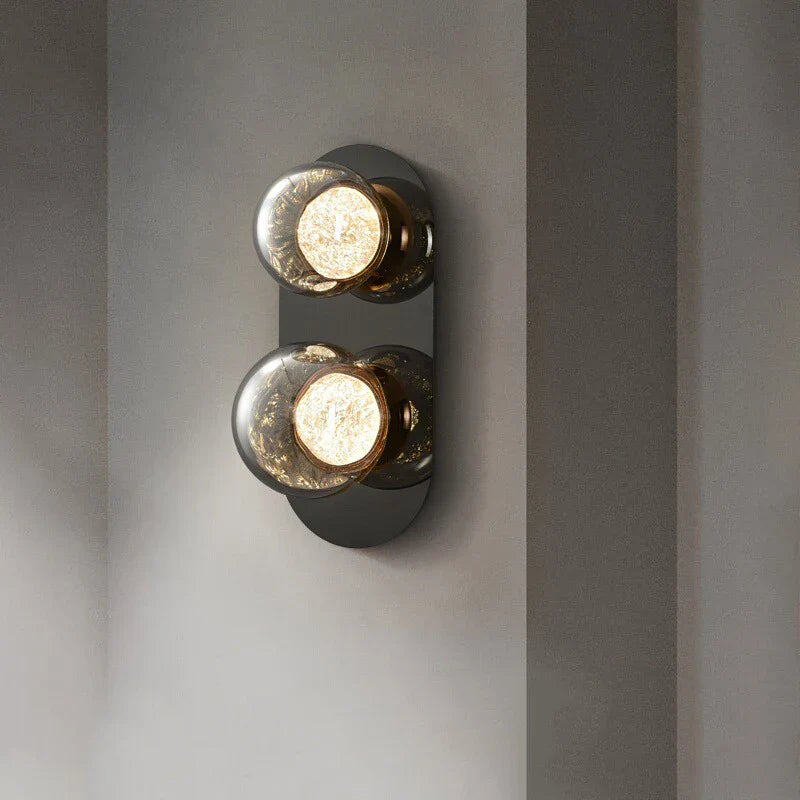 Decorbites™ Graue Glaswandlichter: Modernes Luxus-Home-Decor-Fixture für das Wohnzimmer