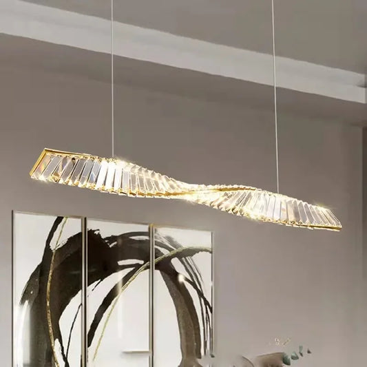 Decorbites™ Goldstahl LED-Hängeleuchten - Luxuriöse dimmbare Pendellampe