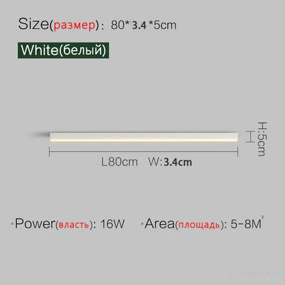 Decorbites™ Lineare LED-Deckenleuchte für Wohnzimmer, Schlafzimmer, Flur, Balkon, Esszimmer – Minimalistisches Leuchten