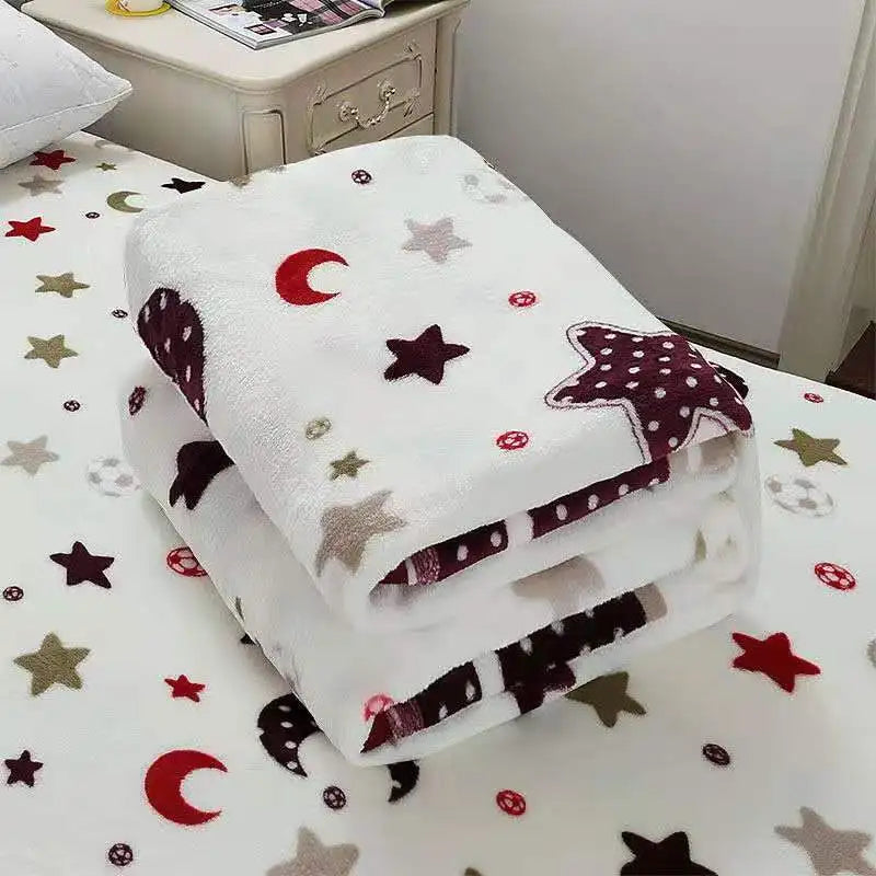 Decorbites™ Frucht-Liebe-Herz-Sofa-Decke: Gemütlich, Verdickt, Perfekt für Zuhause, Büro und Kinder.