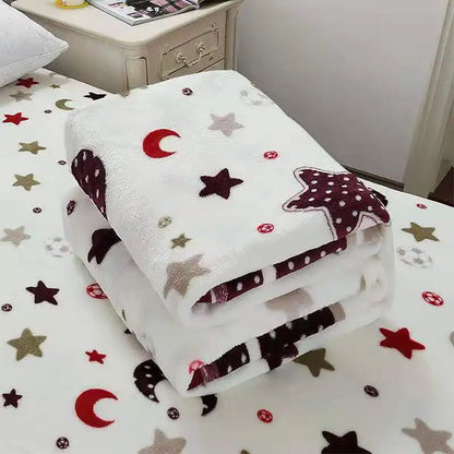 Decorbites™ Frucht-Liebe-Herz-Sofa-Decke: Gemütlich, Verdickt, Perfekt für Zuhause, Büro und Kinder.