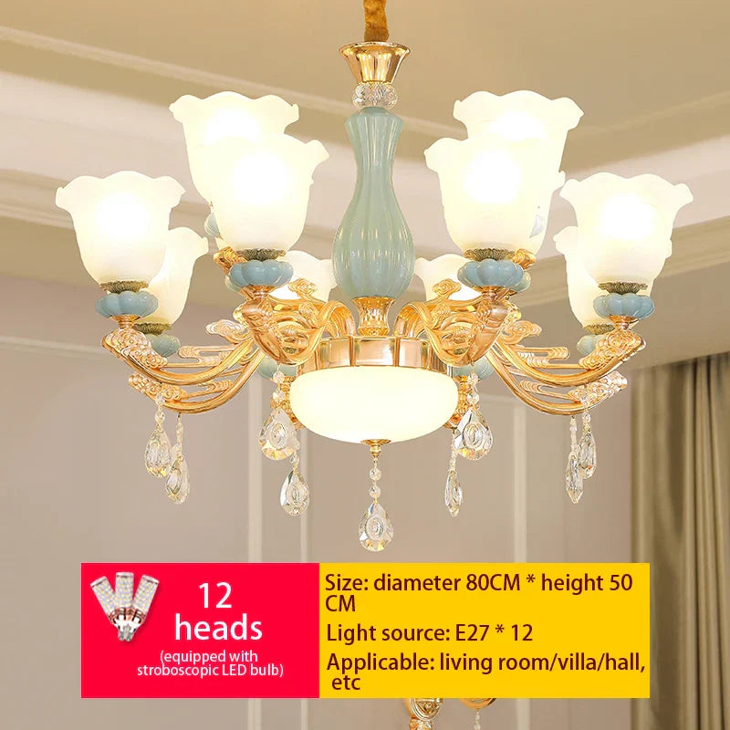 Modern European Chain Chandelier