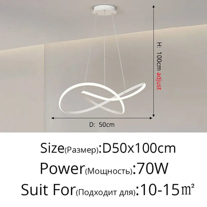 Decorbites™ Wolken-Kronleuchter Nordisch Modern Wohnzimmer Deckenleuchte