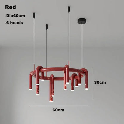 Decorbites™ Kreisförmige Ring-Anhängerleuchten - LED-Kronleuchter für Wohnzimmer zu Hause & Restaurant