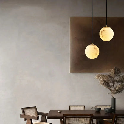 Nordic Marble Bedside Pendant Light