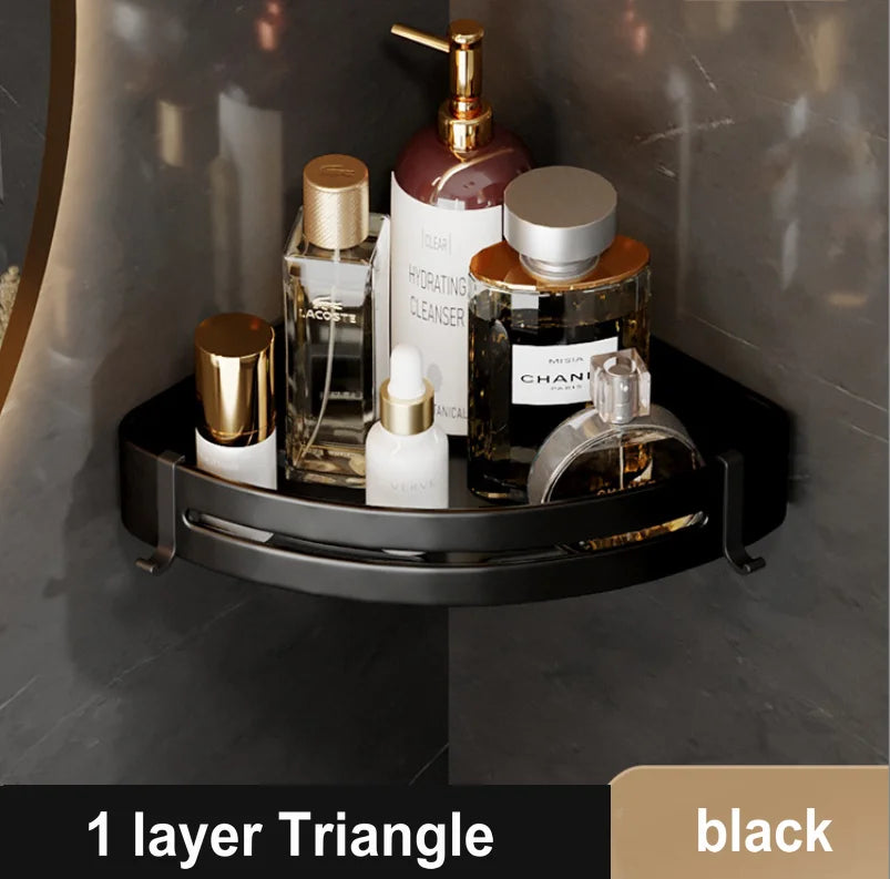 Gold Triangle Corner Shelf