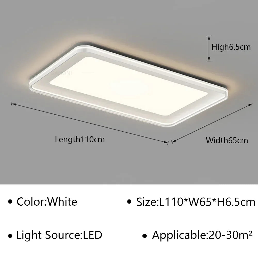 DecorBites™ Geometric LED Ceiling Lamp Chandelier for Living Dining Room Study Bedroom Aisle Balcony