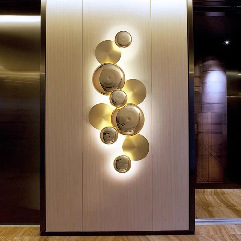 Gold Metal LED Wall Sconce