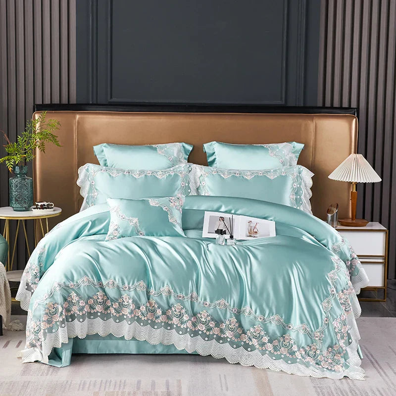 Silk Cotton French Bedding Set