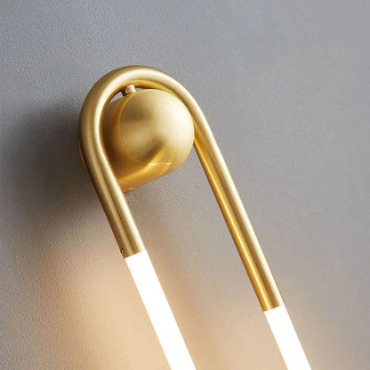 Decorbites™ Ellipse Wandlampen: Gold Schwarz Kupfer Weiß, 3-Farben-Dimmung