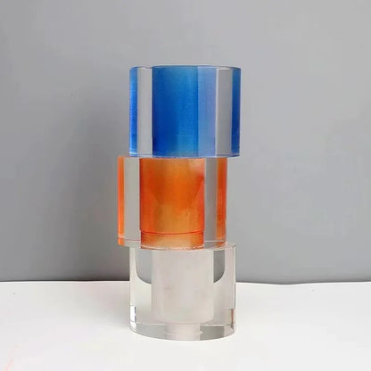 Decorbites™ Klarer Kristall-Mosaik-Vase – Heimdekoration Terrarium Blumentopf