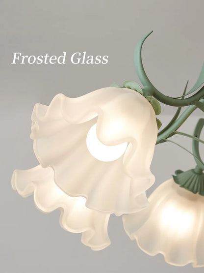 Decorbites™ Französisches Retro-LED-Blütenkronleuchter für Schlafzimmer, Restaurant, Wohnzimmer
