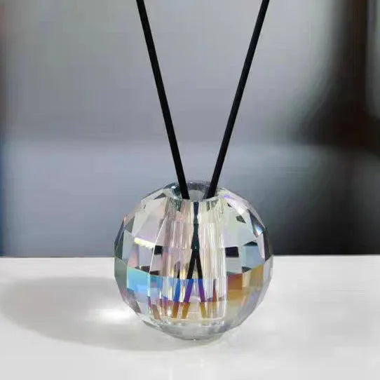 Decorbites™ Kristallkugel-Aromaverstärker mit Zahnbürstenhalter und geometrischer Basis