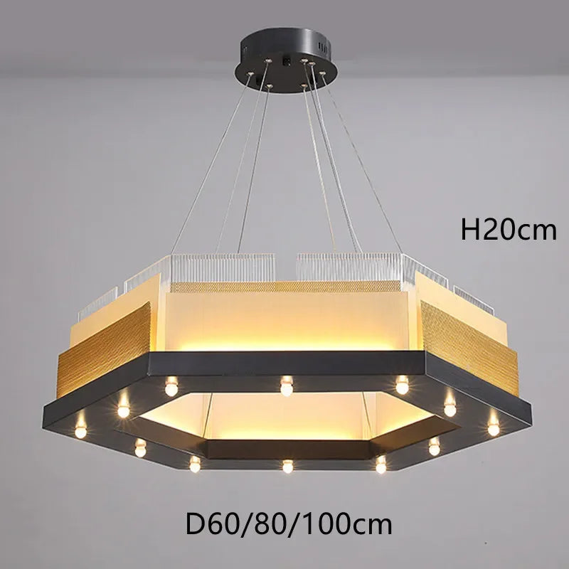 Decorbites™ LED-Kronleuchter: Postmoderne Kunstlampe für Designer-Wohnzimmer, Bar, Restaurant.