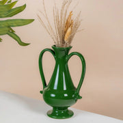 Green Ceramic Vintage Vase