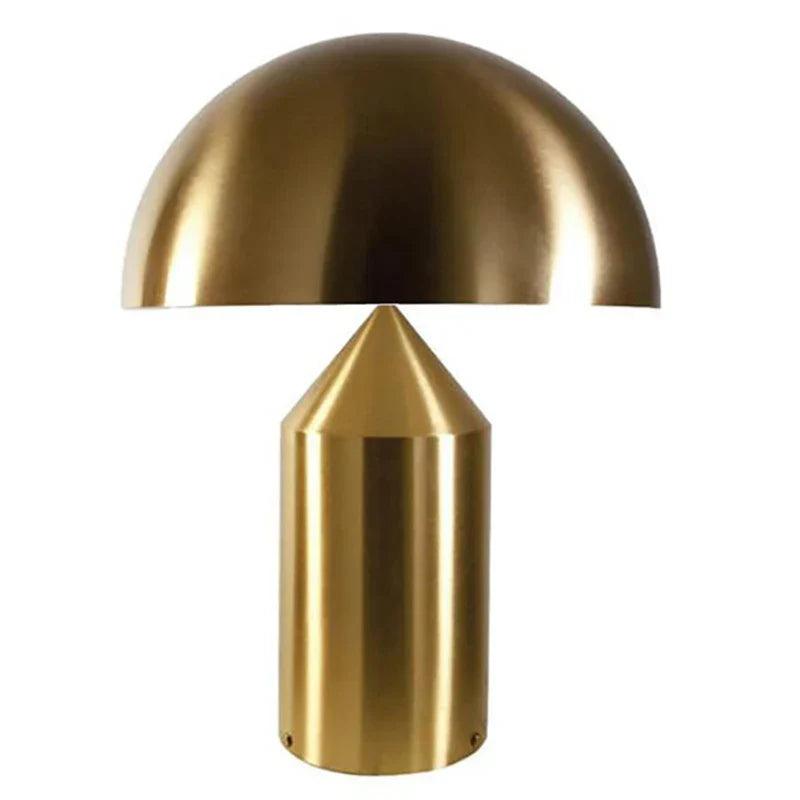 DecorBites™ Atollo Black White Gold Mushroom Lamp for Bedroom Study Living Room Decor