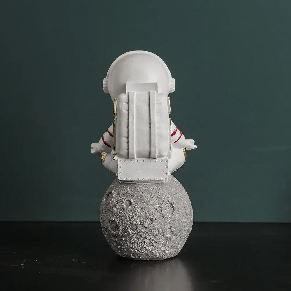 Decorbites™ elektrovergoldete goldene Astronauten-Figuren, kreative Wohnraumdekoration & Geschenke