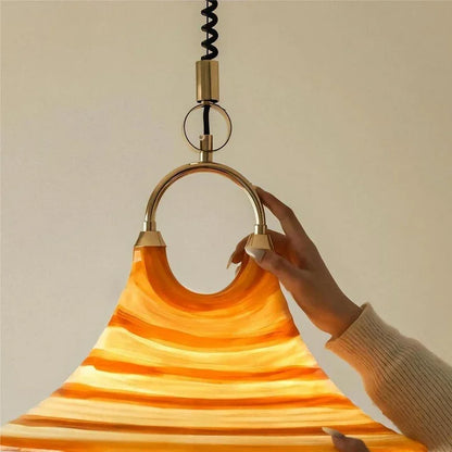 Decorbites™ Hebbarer Trompeten-Kronleuchter: Minimalistisches LED-Pendant-Licht für Esszimmer & Schlafzimmer