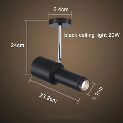 DecorBites™ Adjustable Focus LED Track Lights for Commercial Spaces