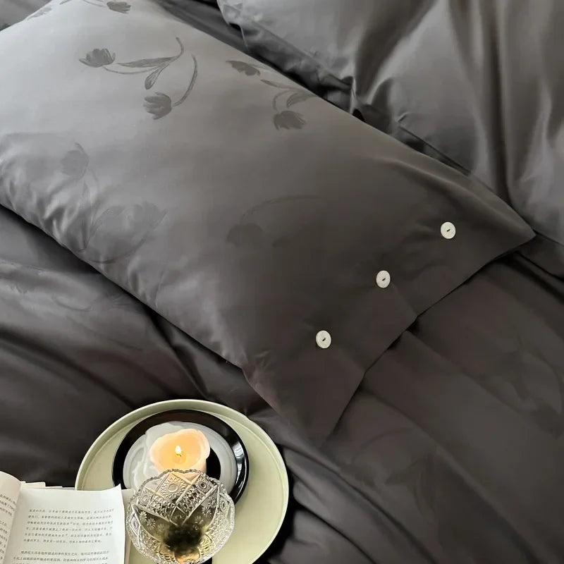 Decorbites™-Ägyptische-Baumwoll-Bettwäsche-Set Queen King Bettwäsche Daunendeckelbezug Kissenbezug