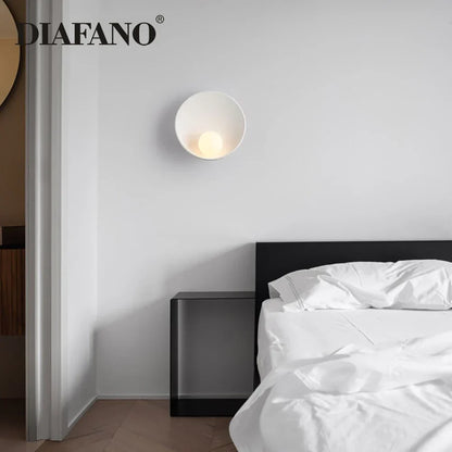 Decorbites™ Gipskarton-Glas-LED-Wandleuchte Minimalistische Beleuchtung für Schlafzimmer Gang Oberflächenmontiert