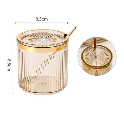 Decorbites™ Acryl-Gewürzglas-Set mit Tablett - Küchenaufbewahrungsorganizer