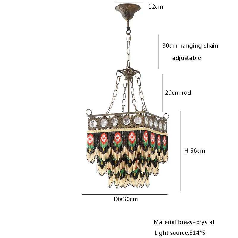 Decorbites™ Französischer Messing-Kristall-Deckenleuchter | Klassische Europäische Hängeleuchten
