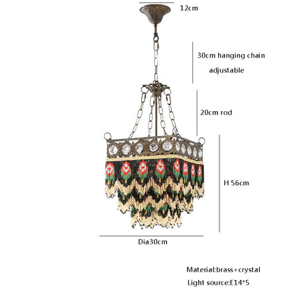 Decorbites™ Französischer Messing-Kristall-Deckenleuchter | Klassische Europäische Hängeleuchten