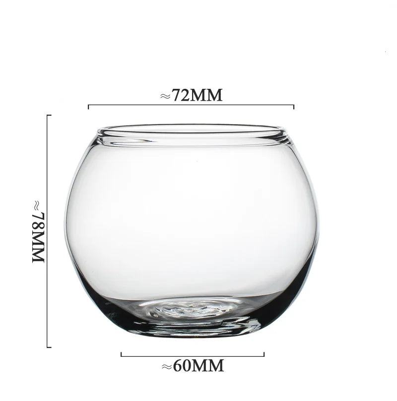 Decorbites™ 400ml Transparentes Glas-Kaffeetasse für Zuhause, Bar, Partys und Cocktails