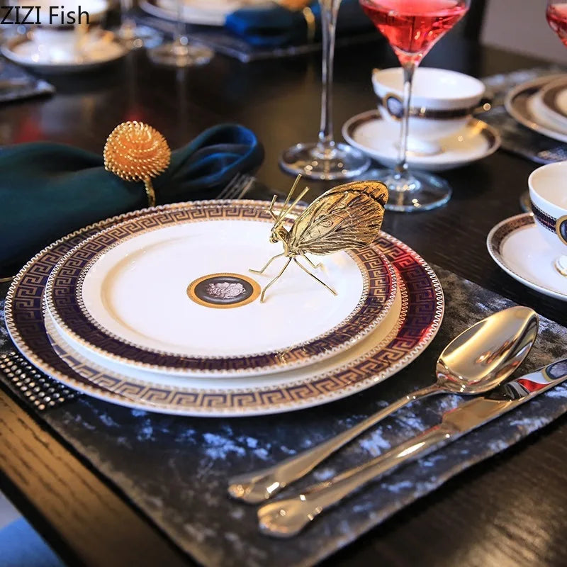 Decorbites™ Goldener Schmetterling Ameise Miniatur-Figur Schreibtisch-Dekoration Kunstwerk Dekor