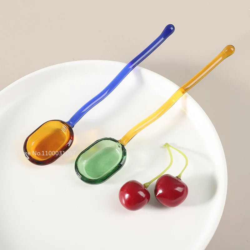 Decorbites™ Glas-Dessertlöffel-Set