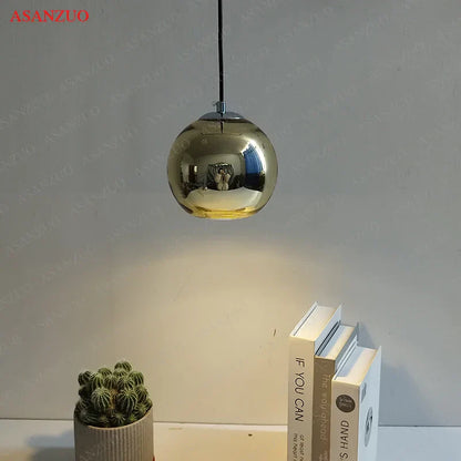 Decorbites™ Glas-Hängeleuchten 15 cm/20 cm Rundkugellampe in Gold-/Kupfer-/Silbervergoldung