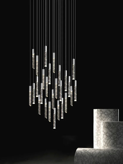 Decorbites™ Kristall-LED-Hängeleuchte: Luxuriöse Beleuchtungseinrichtung für Wohnzimmer, Schlafzimmer, Hotel & Geschäft